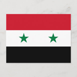 Carte postale Drapeau Syrien