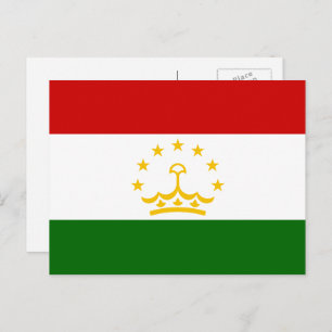 Carte Postale Drapeau tadjik, Drapeau du Tadjikistan