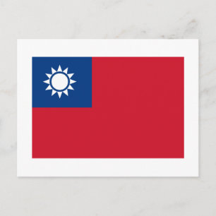 Carte Postale Drapeau Taïwan