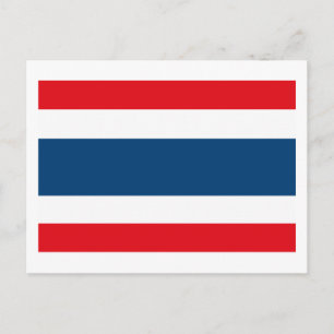 Carte postale Drapeau Thaïlande