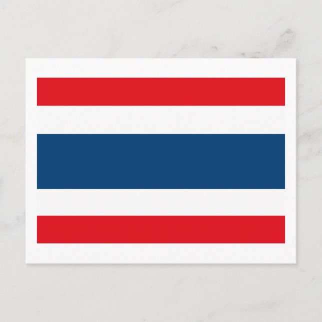 Carte postale Drapeau Thaïlande (Devant)