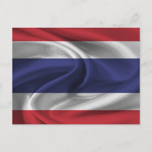 Carte Postale Drapeau Thaïlande