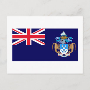 Carte Postale Drapeau Tristan da Cunha