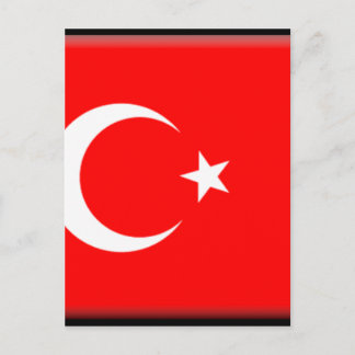 Carte Postale Drapeau turc