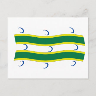 Carte postale Drapeau Turkmène