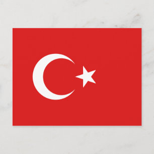 Carte postale Drapeau Turquie