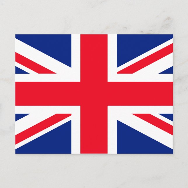 Carte Postale Drapeau Union Jack du Royaume-Uni (Devant)
