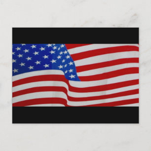 Carte Postale drapeau usa