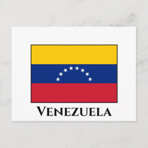 Carte Postale Drapeau vénézuélien