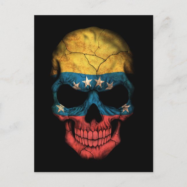 Carte Postale Drapeau vénézuélien sur mesure (Devant)