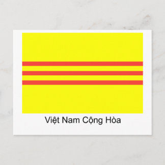 Carte Postale Drapeau VNCH