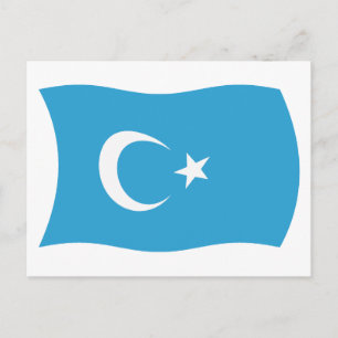 Carte postale Drapeau Xinjianj Uigur