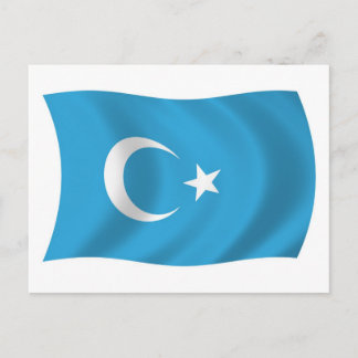 Carte postale Drapeau Xinjianj Uigur