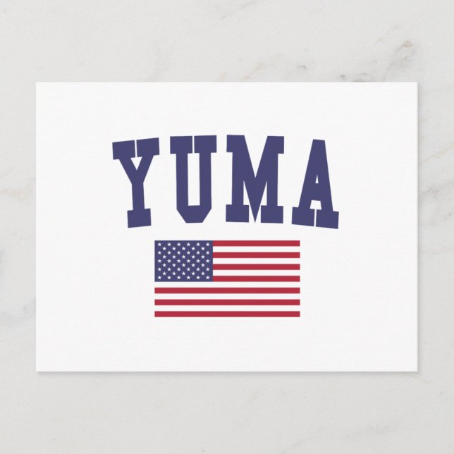 Carte Postale Drapeau Yuma US (Devant)