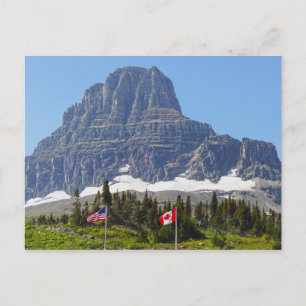 Carte Postale Drapeaux, col Logan, parc national des Glaciers