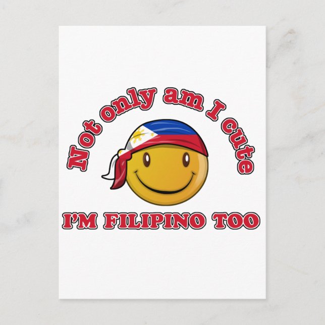 Carte Postale Drapeaux philippins (Devant)