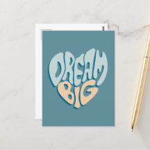 Dream Big : Coeur bleu du succès
