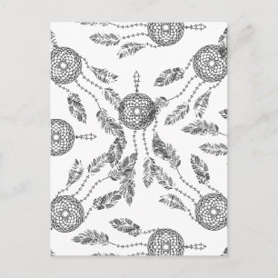 Carte Postale Dream Catcher Design