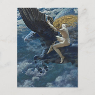 Carte Postale “Dream Idyll - A Valkyrie” by Edward Robert Hughes