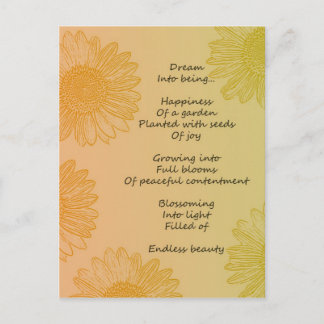Carte Postale Dream Poem