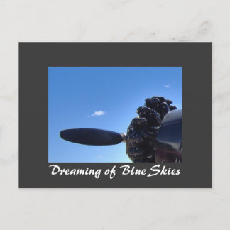 Carte postale Dreaming of Blue Skies