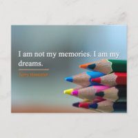Carte postale - Dreams & Memories Citation Inspira