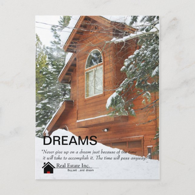 Carte postale Dreams Real Estate (Devant)