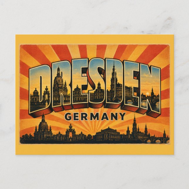Carte Postale Dresde Allemagne Frauenkirche (Devant)