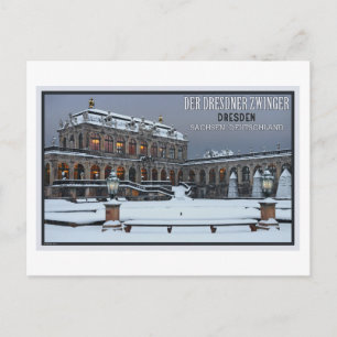 Carte Postale Dresde - Zwinger Palace Winter LS