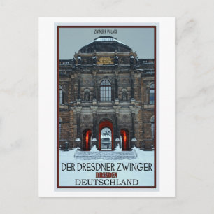 Carte Postale Dresde - Zwinger Palace Winter P