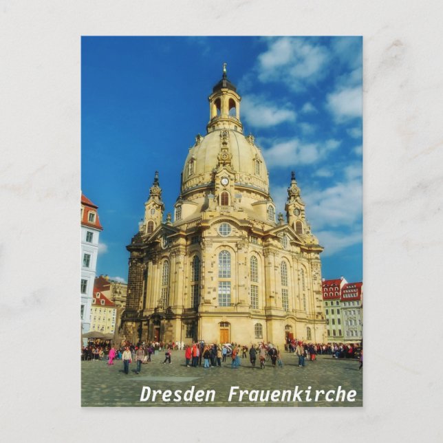 Carte Postale Dresden Frauenkirche (Devant)