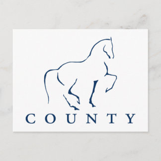 CARTE POSTALE DRESSAGE DE SADDLERY DU COMTÉ