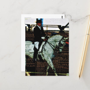 Carte Postale Dressage Horse Art