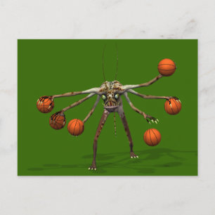 Carte Postale Dribbler de basket-ball