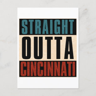 Carte Postale Droit devant Cincinnati Ohio OH