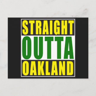 Carte Postale Droit devant Oakland Green