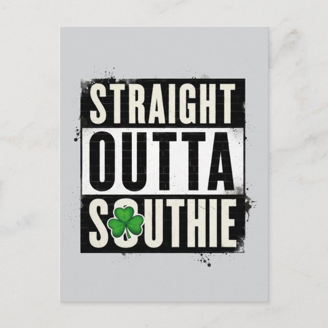 Carte Postale Droit devant Southie (Devant)
