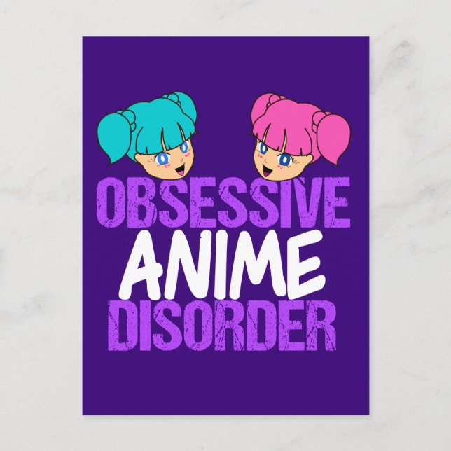 Carte Postale Drôle Anime Obtenu (Devant)