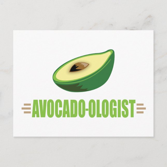 Carte Postale Drôle Avocado (Devant)