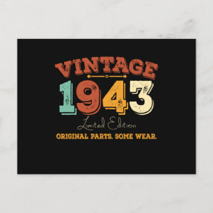 Carte Postale Drôle Cadeau de 82e Anniversaire pour Personne Âgé