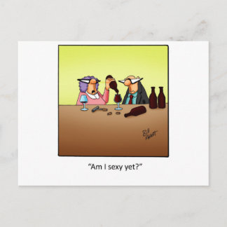 Carte Postale Drôle cadeau de vin!