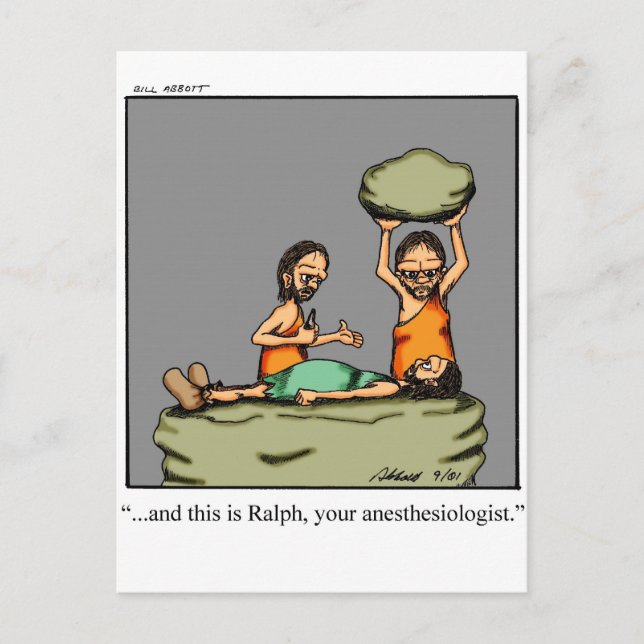 Carte Postale Drôle cadeau Médicale ! (Devant)