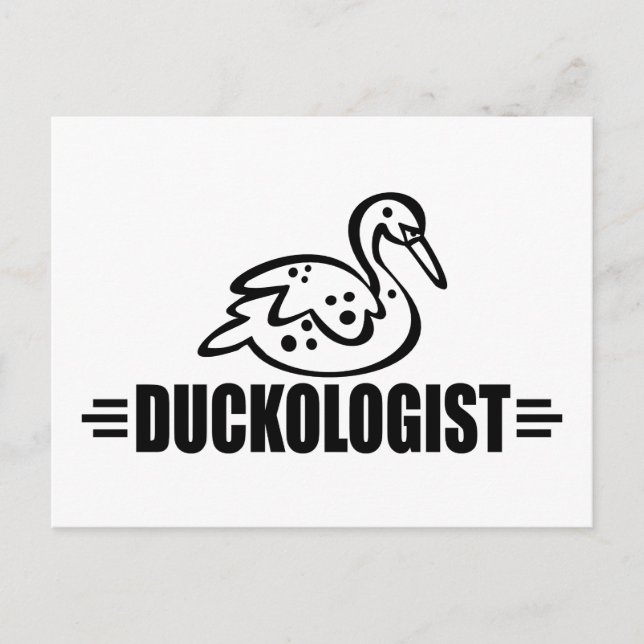 Carte Postale Drôle Canard (Devant)