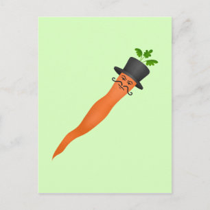 Carte Postale Drôle carottes