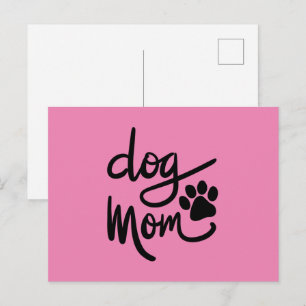Carte Postale Drôle Chien Paw Chien Maman