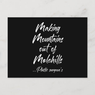 Carte Postale Drôle Chirurgien En Plastique Dit Chirurgie Cosmét