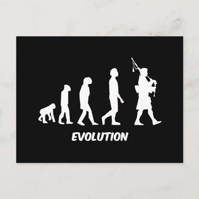 Carte Postale Drôle cornemuses (Devant)