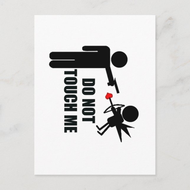 Carte Postale Drôle Cupidon (Devant)