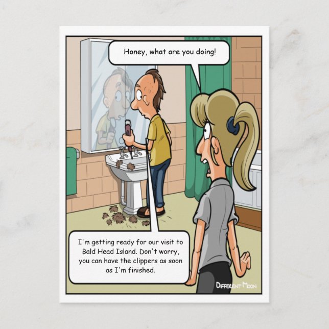 Carte postale drôle de Bald Head Island (Devant)