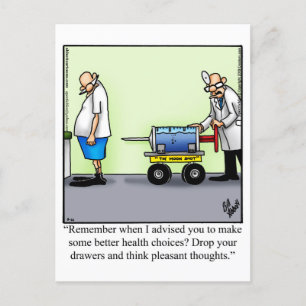 Carte postale drôle de bon rétablissement